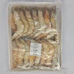 Raw Sea White - Head On Shell On 31/40 (1kg)