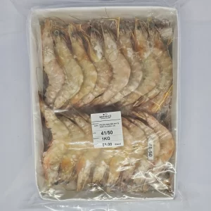 Raw Sea White - Head On Shell On 41/50 (1kg)